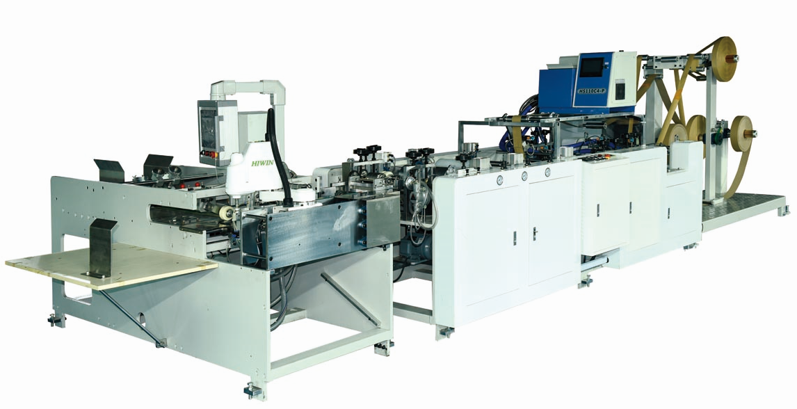 LQ-YF888 Automatic Flat Paper Handle Pasting Machine