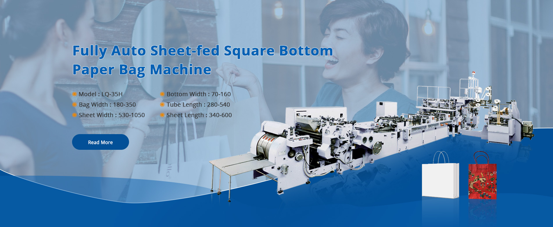 cheap paper bag punching machine