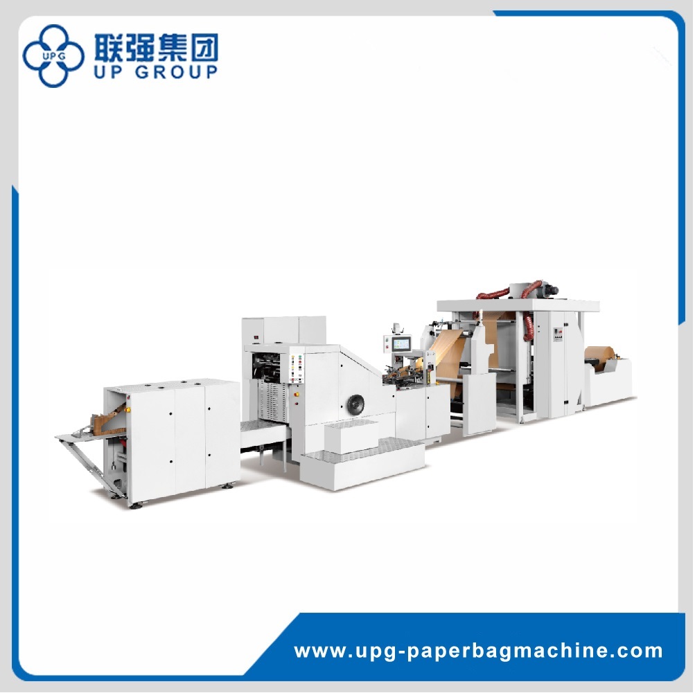 LQ-R190P Roll Feeding Square Bottom Paper Bag Machine with Flexo Printing Machine